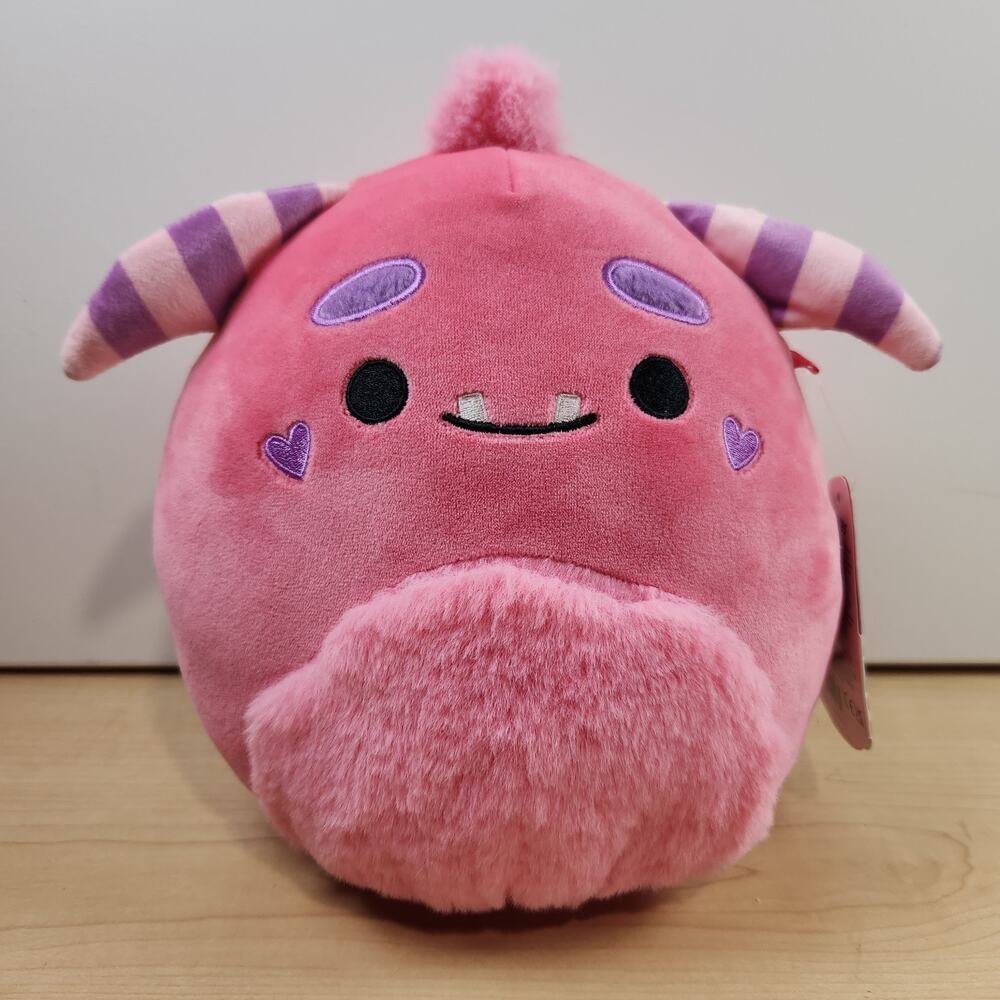 Squishmallows Mont Pink Monster 8" inch Valentine’s Day 2024 With Tag